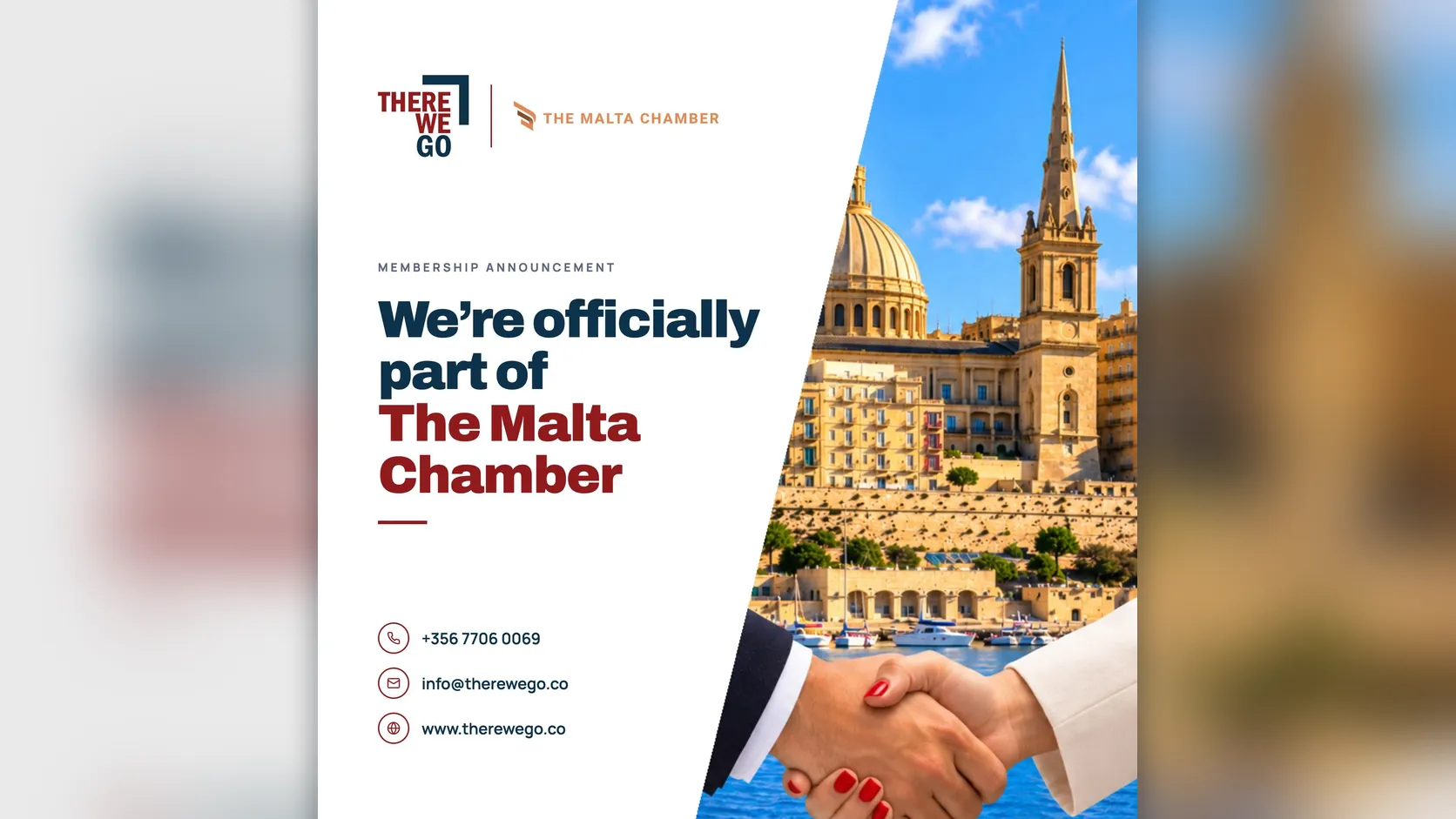 There We GO is officially part of The Malta Chamber